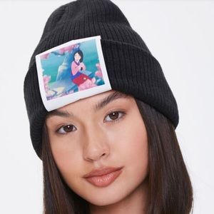 Forever 21 Mulan Graphic Beanie/Backpack Bundle